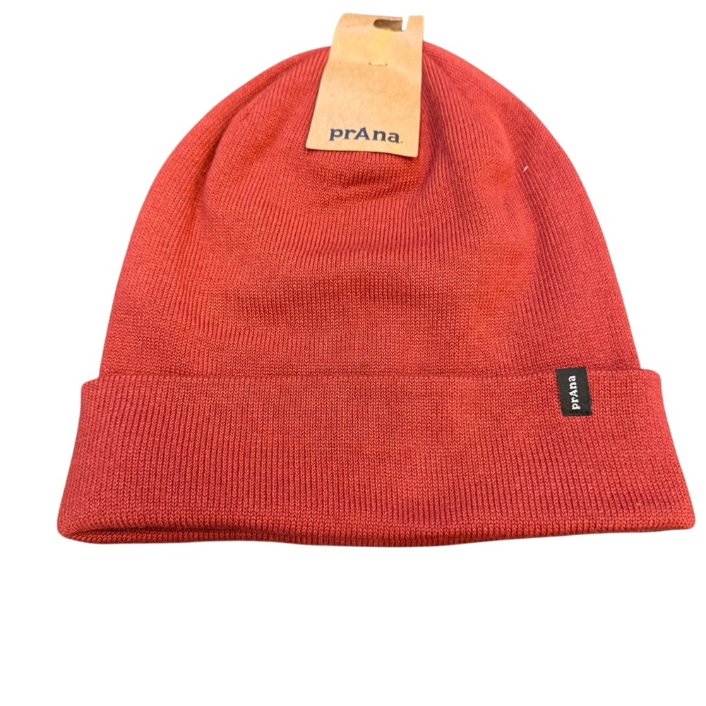 Prana Warm Red Knit Hat